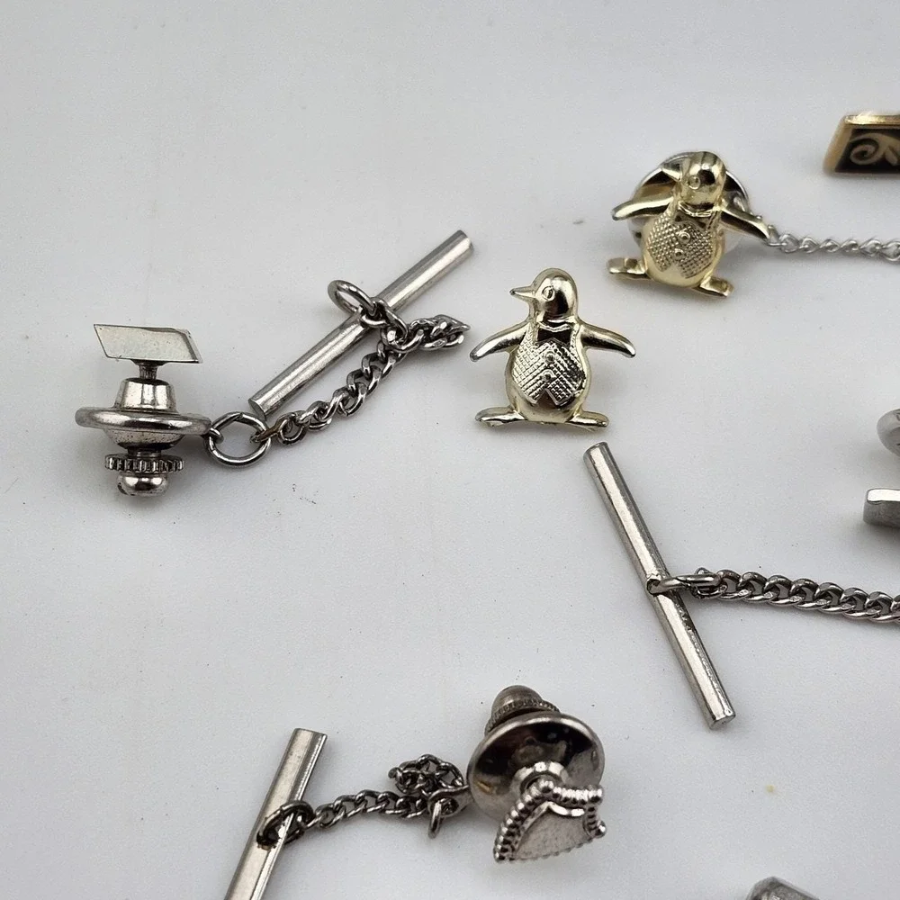 Vintage Tie Tack Bar‎ Lot Hickok Sterling Read